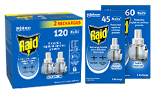 Recharge liquide pour diffuseur électrique anti-moustique Raid - 27mL
